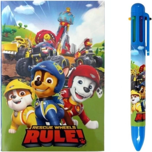 Set cahier et stylo à bille Pat’ Patrouille