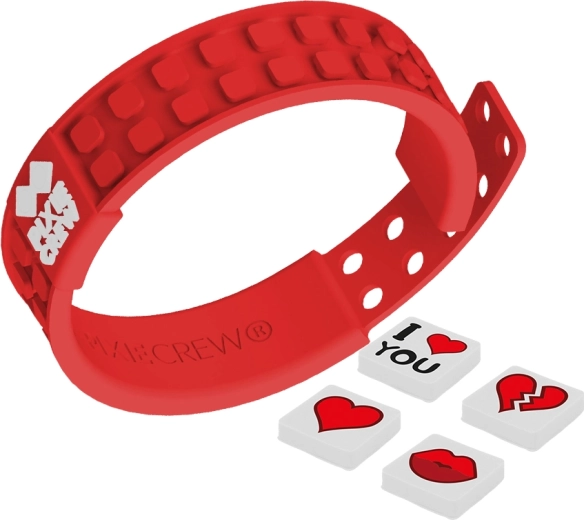 Pixie Crew bracelet pixel romantique de l’amour rouge