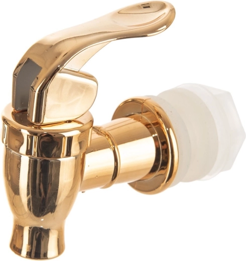 Robinet de rechange doré pour distributeur de boissons en verre