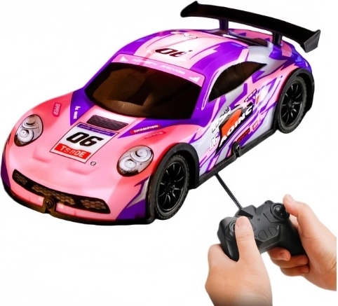 Voiture rose télécommandée