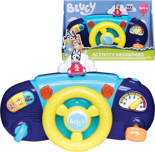 Volant interactif Bluey avec lumière et sons