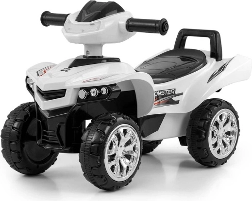 Draisienne quad Monster blanche