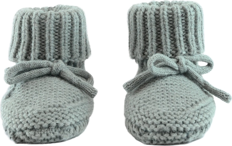 Chaussons tricotés Lodger en laine mérinos 0–6 mois