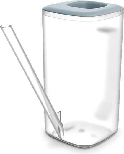 Arrosoir Tubi 1,6 l – transparent/gris clair
