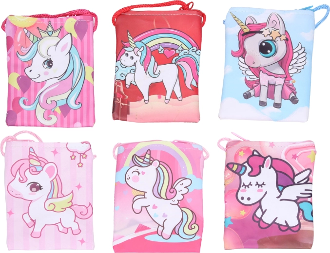 Porte-monnaie en tissu pour enfants à porter autour du cou, assortiment de couleurs