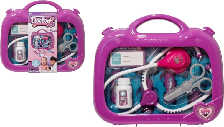 Mallette de médecin avec stéthoscope lumineux