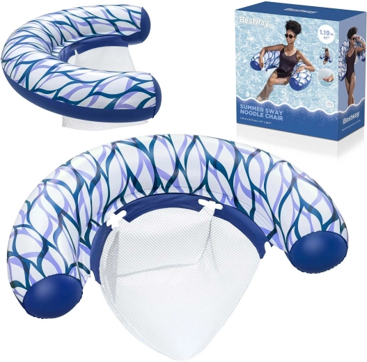 Bestway Summer Sway fauteuil flottant gonflable avec assise en maille - 1 pièce