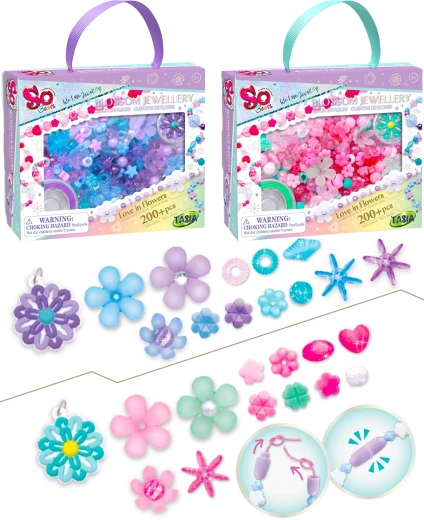 Tasia set floral pour fabriquer des bijoux 200+ pièces