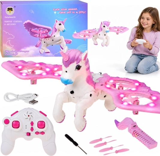 Licorne volante télécommandée Pégase