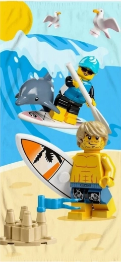 Serviette de plage LEGO 150 × 70 cm
