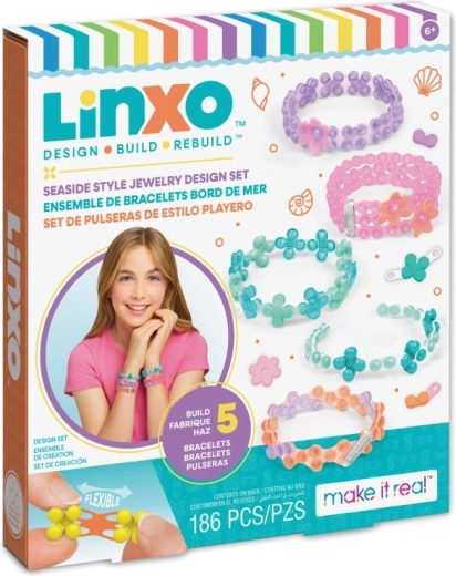 Kit créatif de bijoux Linxo – bracelets colorés pour enfants