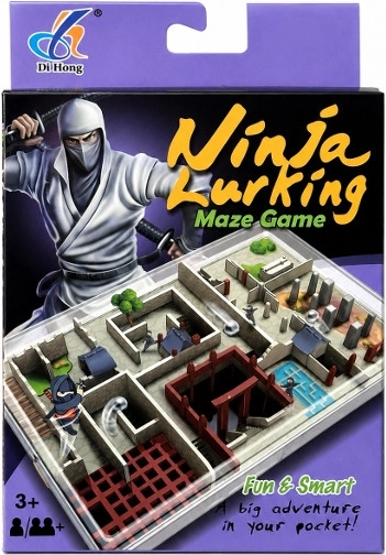 Jeu de labyrinthe d’adresse sur le thème des ninjas