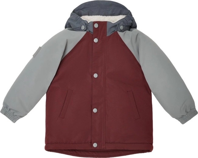 Leokid veste d’hiver color block redwood taille 86 (18–24 mois)