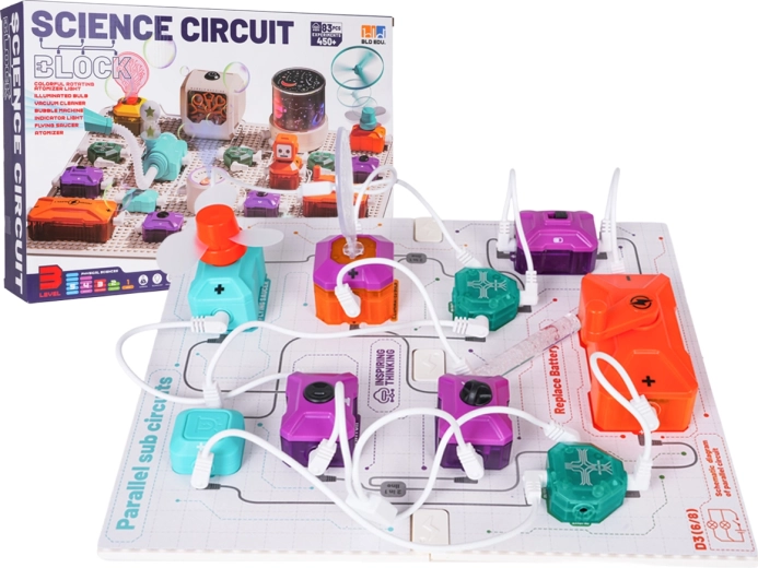 Kit éducatif de circuits électriques 69 pièces