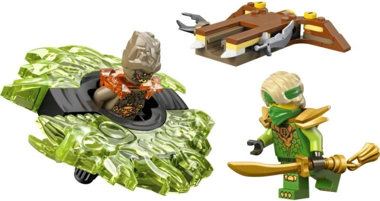 Lego Ninjago : Lloyd contre le monstre terrestre – set spinner
