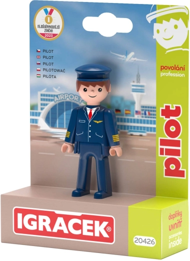 Efko Igráček pilote – figurine avec accessoires