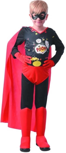 Costume de carnaval de super-héros dans le style de Spiderman, taille L (130–140 cm)