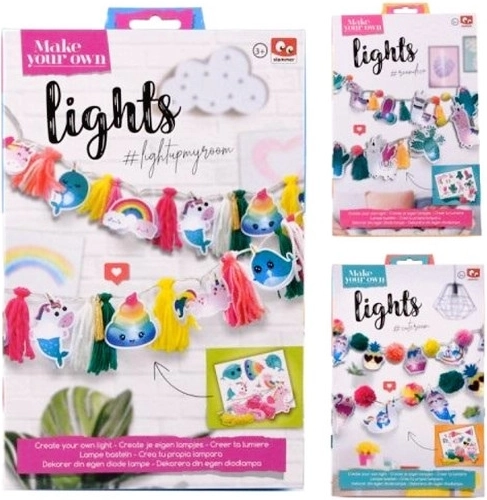 Crée ta lampe LED – guirlande lumineuse créative