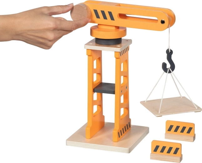Grue rotative en bois Goki avec deux barrières de sécurité