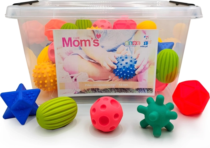 Ballons sensoriels – kit éducatif 45 pcs 6m+ Mom’s Care