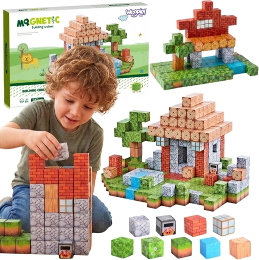 Woopie briques de construction magnétiques World of Blocks, 108 pièces