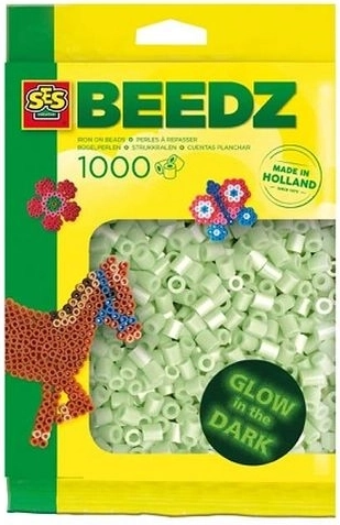 SES Creative perles à repasser 1000 pcs – couleurs claires et foncées