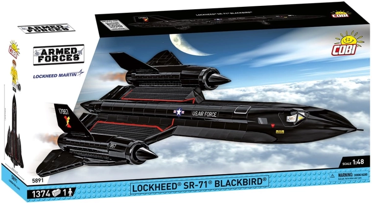 Cobi Armed Forces Lockheed SR-71 Blackbird maquette à construire 1:48