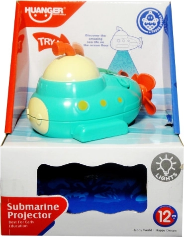 Sous-marin de bain avec projecteur de lumières