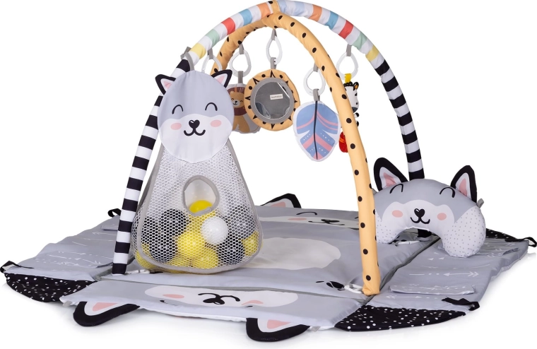 Tapis d’éveil Chipolino avec balles 2 en 1 Fun Zone multicolore