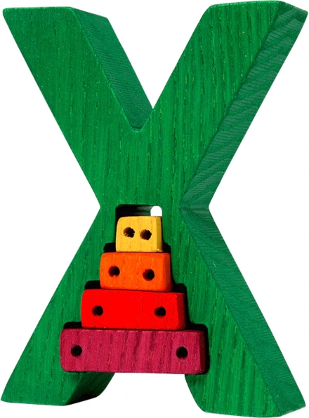 Puzzle à encastrer Fauna Alphabet lettre X xylophone