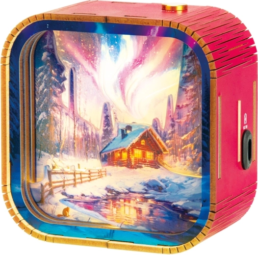 2Kids Toys puzzle 3D en bois lampe Aurore boréale