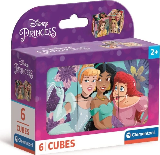 Cubes illustrés Disney Princesses – 6 cubes