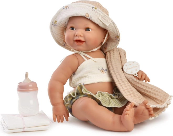 Antonio Juan Mia, bébé réaliste qui cligne des yeux et fait pipi, 42 cm