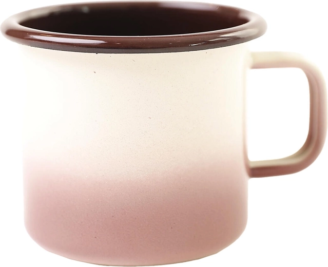 Mug émaillé Capuccino 0,37 l, diamètre 8 cm