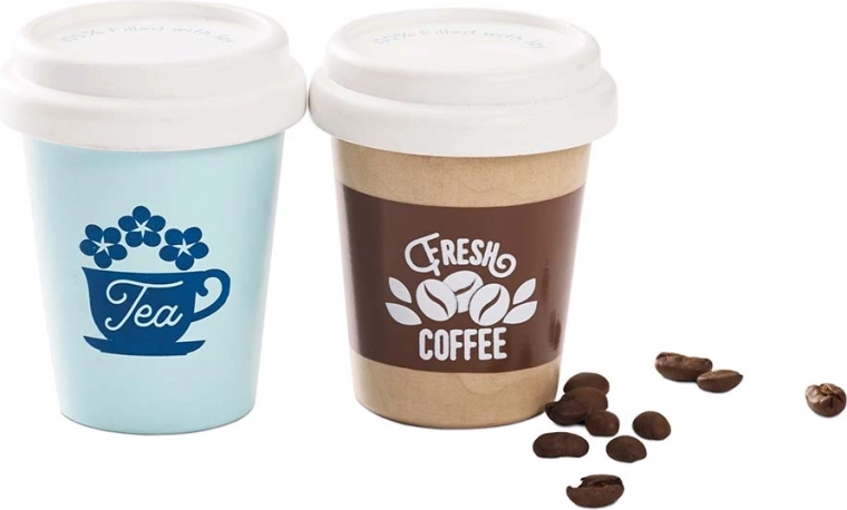 Le Toy Van ensemble de boissons en bois café et thé pour café enfant