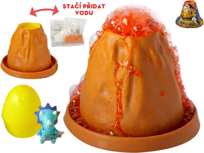 Volcan interactif avec dinosaure Crazy Dino