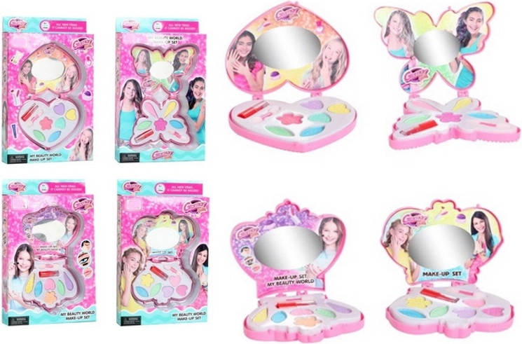 Coffret de maquillage enfant dans une palette à formes