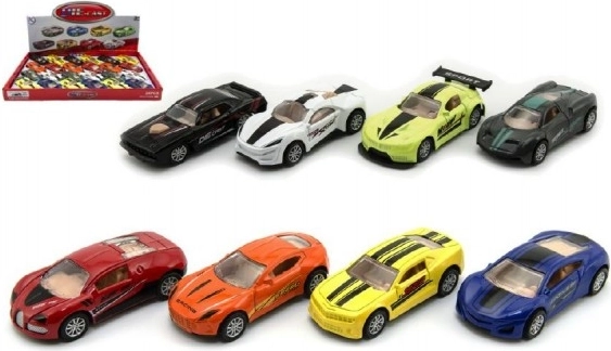 Voiture en métal à rétrofriction