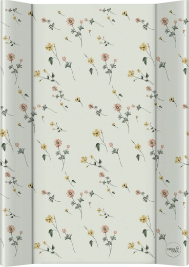 Matelas à langer Ceba Baby avec planche rigide 50 × 70 cm basic floral breeze