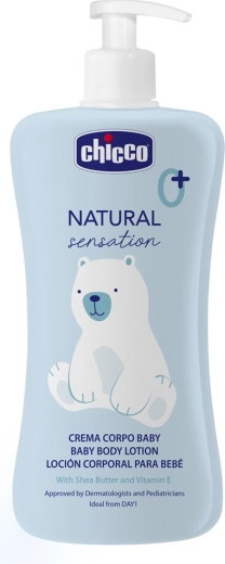 Chicco Natural Sensation lait corporel au beurre de karité et à la vitamine E 500 ml