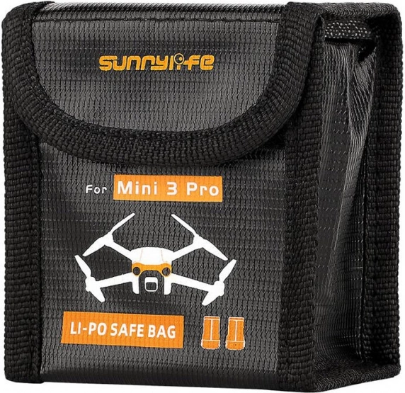 Sacoche Sunnylife pour batteries pour DJI Mini 3 Pro et Mini 4 Pro (pour 2 batteries)