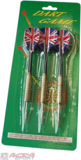 Fléchettes de compétition Acra avec pointe métallique 18 g - 3 pièces