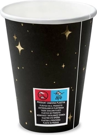 Gobelets jetables noirs 260 ml