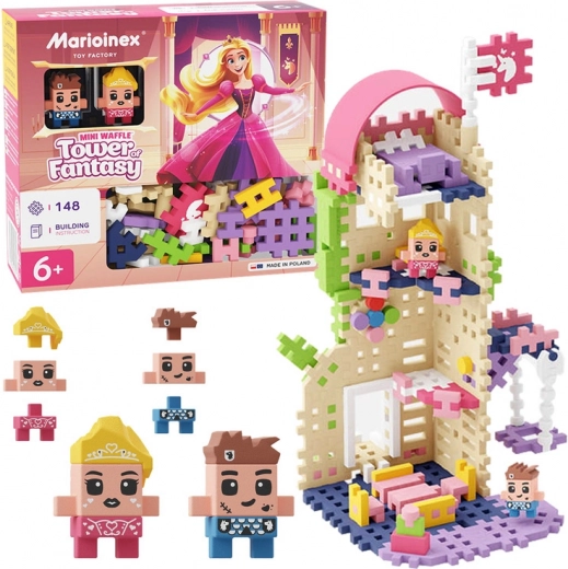 Jeu de construction Waffle Mini - Princesse : Tour de fantaisie