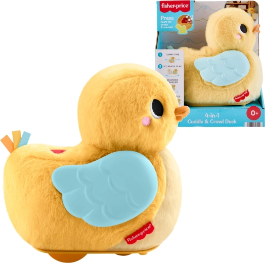 Fisher-Price caneton roulant et oscillant 4 en 1 pour encourager le ramper