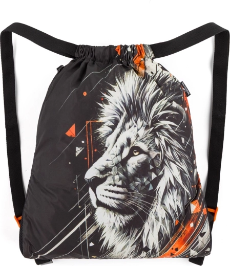 Sac d’école Bagmaster Vega 26 A avec lion pour chaussons et sport