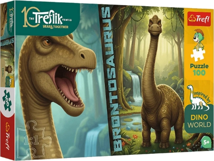 Puzzle Inspired By Dino World brontosaure 100 pièces