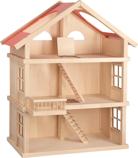 Grande maison de poupées en bois - jusqu'à 3 étages