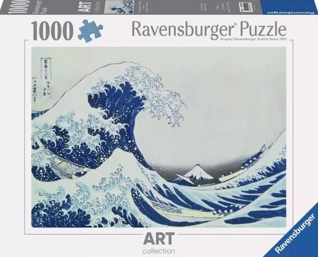 Puzzle Ravensburger Art Collection : La Grande Vague au large de Kanagawa – 1000 pièces