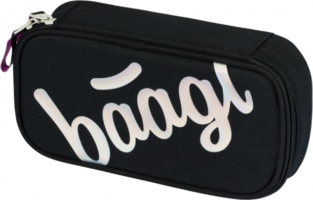 Trousse scolaire étui holographique métallique